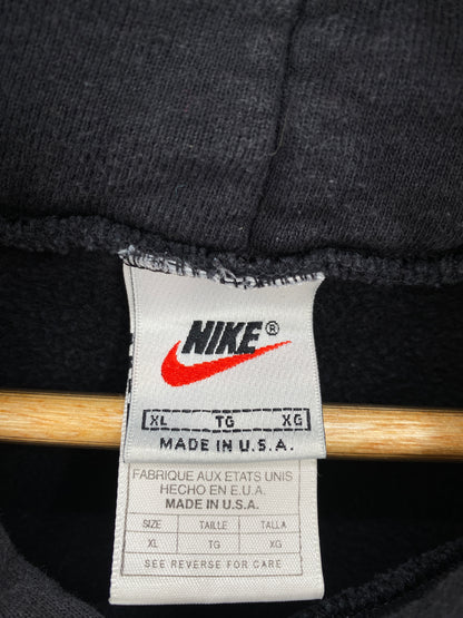 90's NIKE MINI SWOOSH Made in USA Size XL Vintage Hoodie Sweat-Shirts / A5746