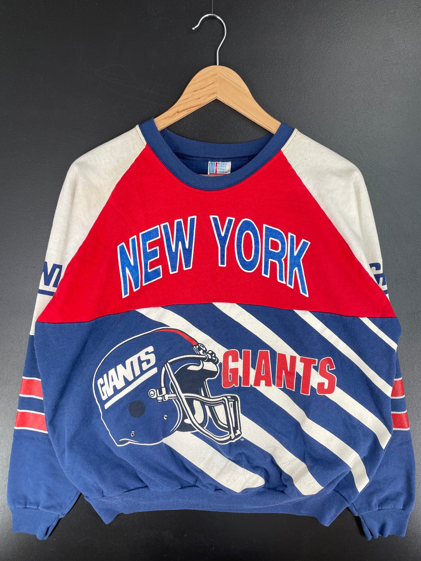 90's NEW YORK GIANTS Made in USA Size XL Vintage NFL Sweat-Shirt / A4121