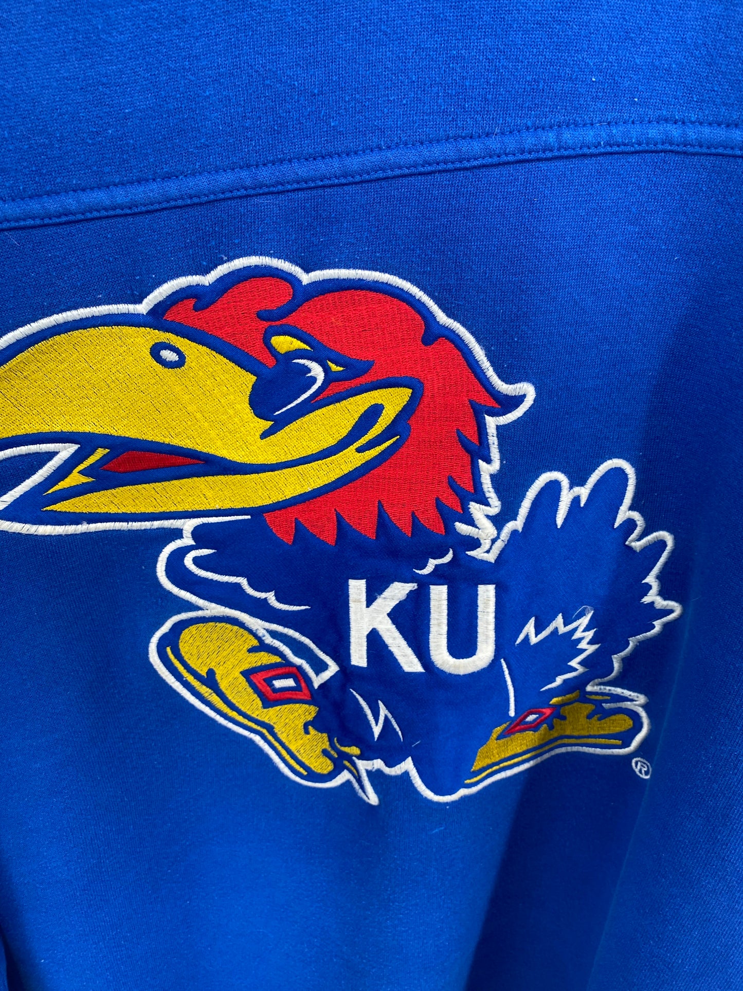 90's KANSAS JAYHAWKS Size XL Vintage College Sweat-Shirts/ K9422