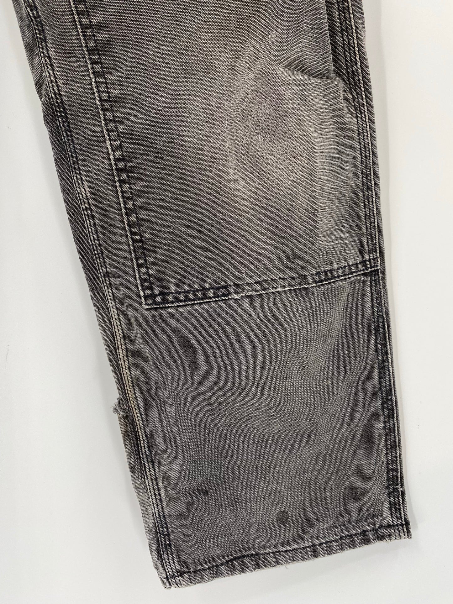 Vintage CARHARTT Size 34x30 Double Knee Duck Pants / K6521