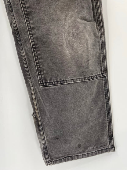 Vintage CARHARTT Size 34x30 Double Knee Duck Pants / K6521