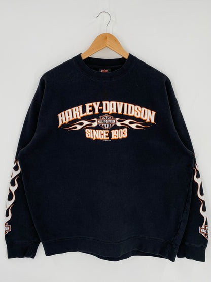 2007' HARLEY DAVIDSON Size L Vintage Sweat-shirt   / K5264