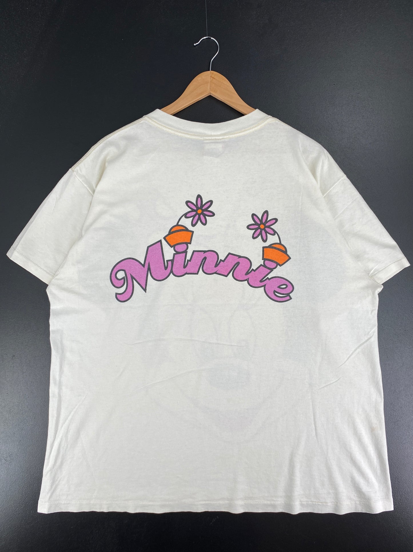90's DISNEY MINNIE Made in USA Size One Size(Approx.XL) Vintage T-Shirt / A5096