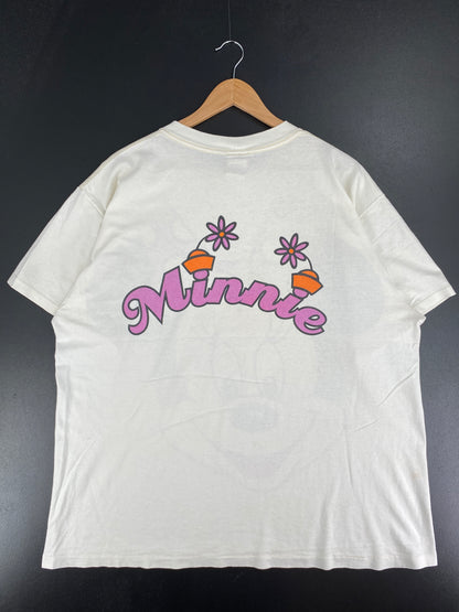 90's DISNEY MINNIE Made in USA Size One Size(Approx.XL) Vintage T-Shirt / A5096
