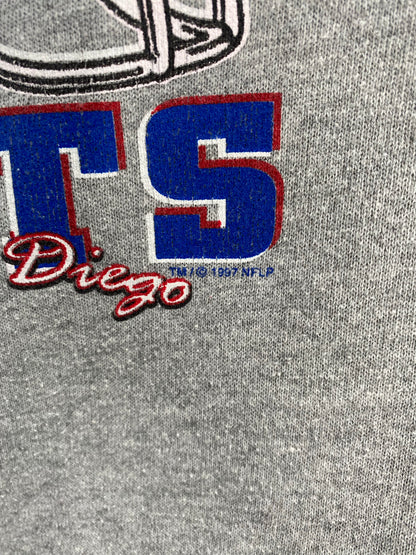 1997 NEW YORK GIANTS Made in USA Size XL Vintage NFL Sweat-Shirt/ K8300