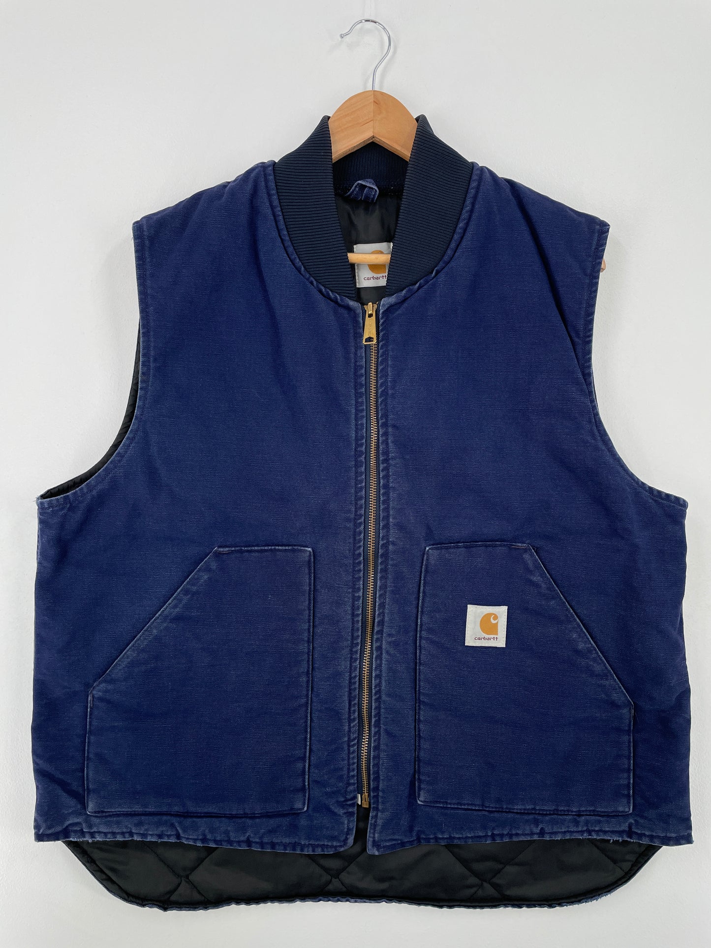 Vintage CARHARTT Size Approx.XL Duck Vest / A8643
