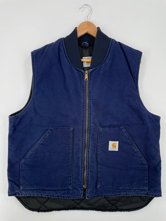 Vintage CARHARTT Size Approx.XL Duck Vest / A8643