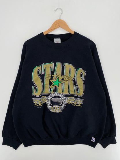 1998 DALLAS STARS Made in USA Size XXL Vintage NHL Sweat-Shirt / A5241