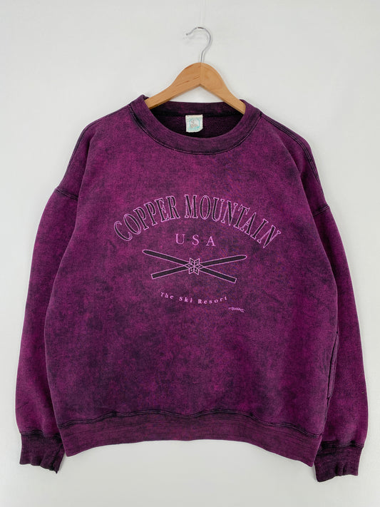90's COPPER MOUNTAIN Size L Vintage Sweat-shirt / E340