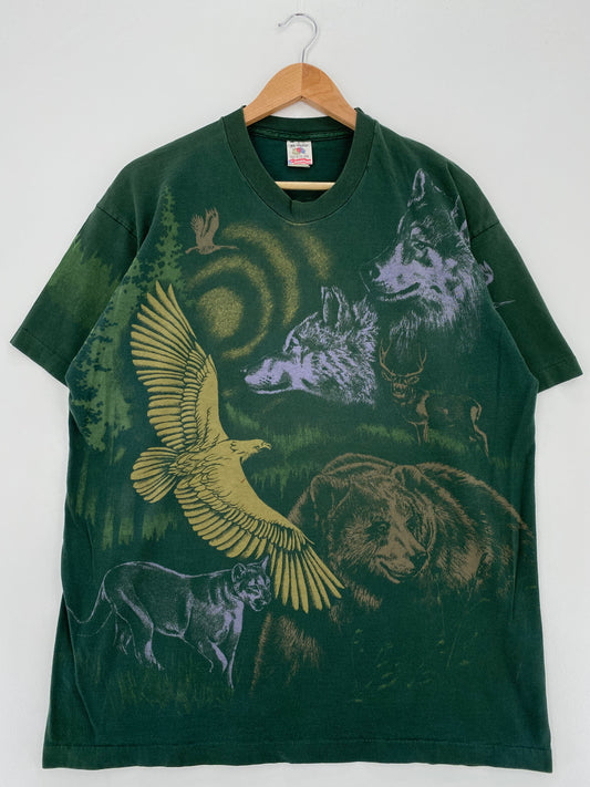 90's ANIMALS Made in USA Size XL Vintage T-Shirts / A3205