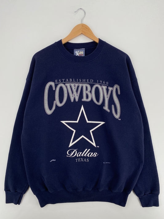 1995 DALLAS COWBOYS Made in USA Size XL Vintage NFL Sweat-Shirt / A5142