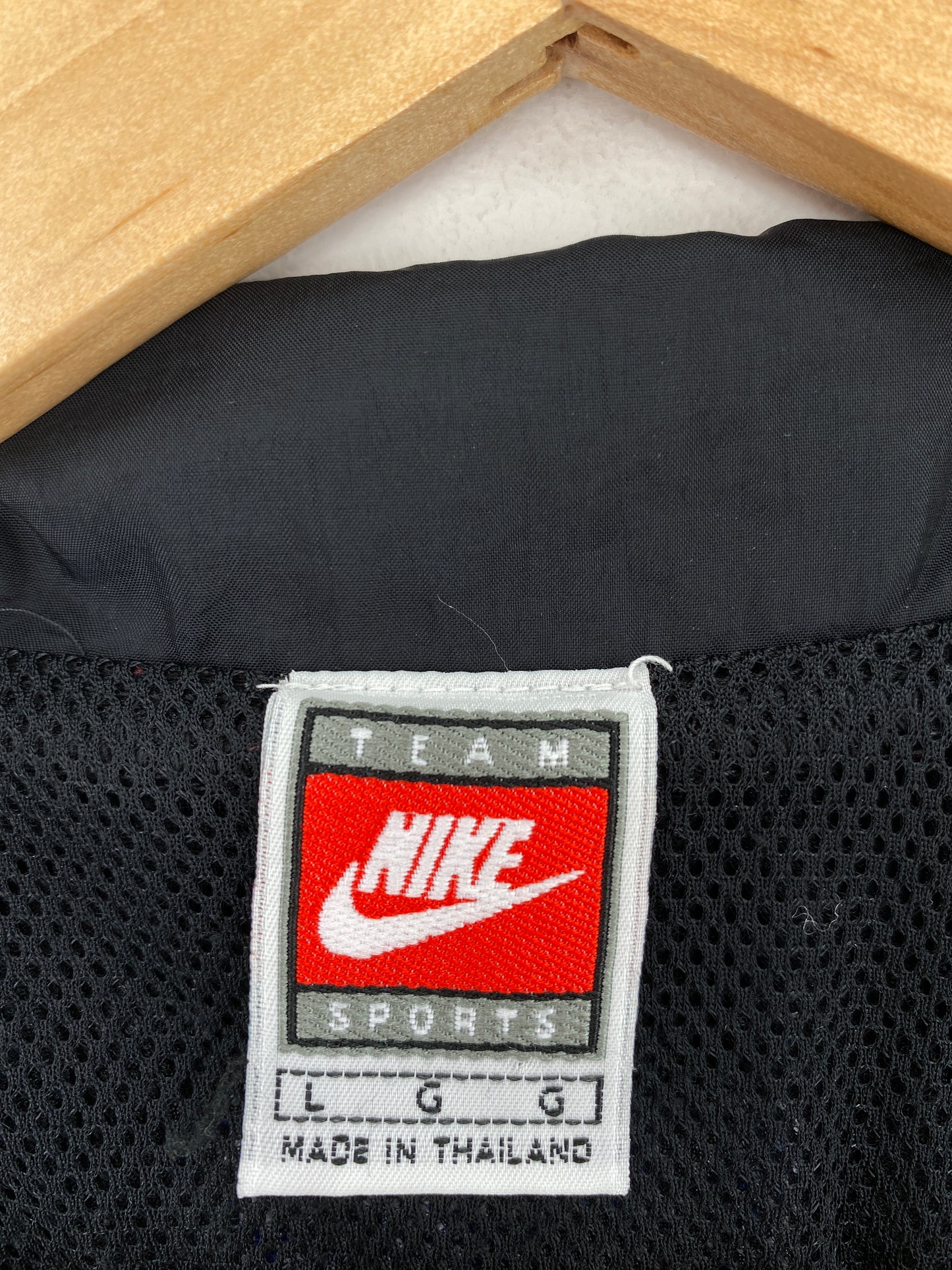 90’s NIKE NORTH CAROLINA PANTHERS Size L NFL Nylon Jacket / A4587