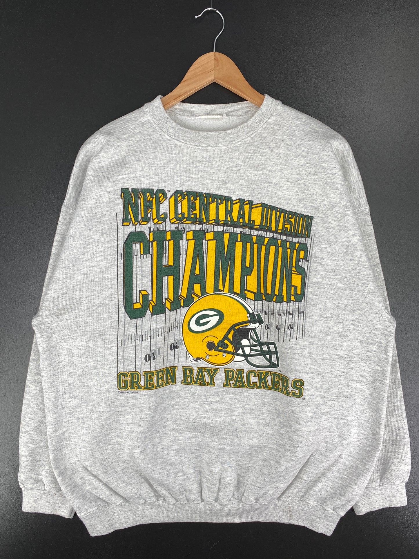 1997 GREEN BAY PACKERS Size No Tag(Approx.XL) Vintage NFL Sweat-Shirt/ A5932