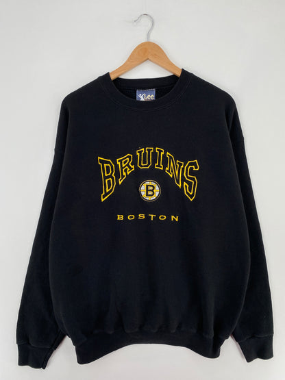 90’s BOSTON BRUINS Made in USA Size XL Vintage NHL Sweat-shirt / E1887S