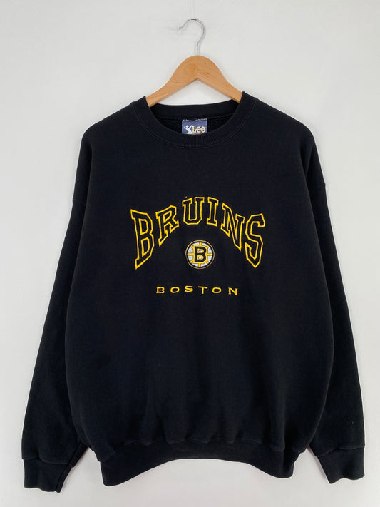 90’s BOSTON BRUINS Made in USA Size XL Vintage NHL Sweat-shirt / E1887S