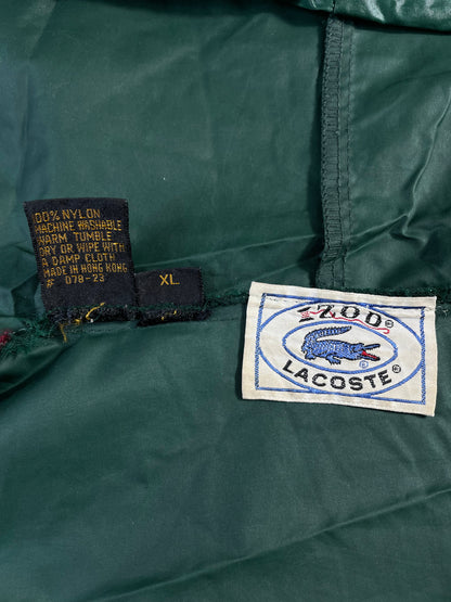 .80's IZOD LACOSTE Size XL Vintage Nylon Jacket / E1484N