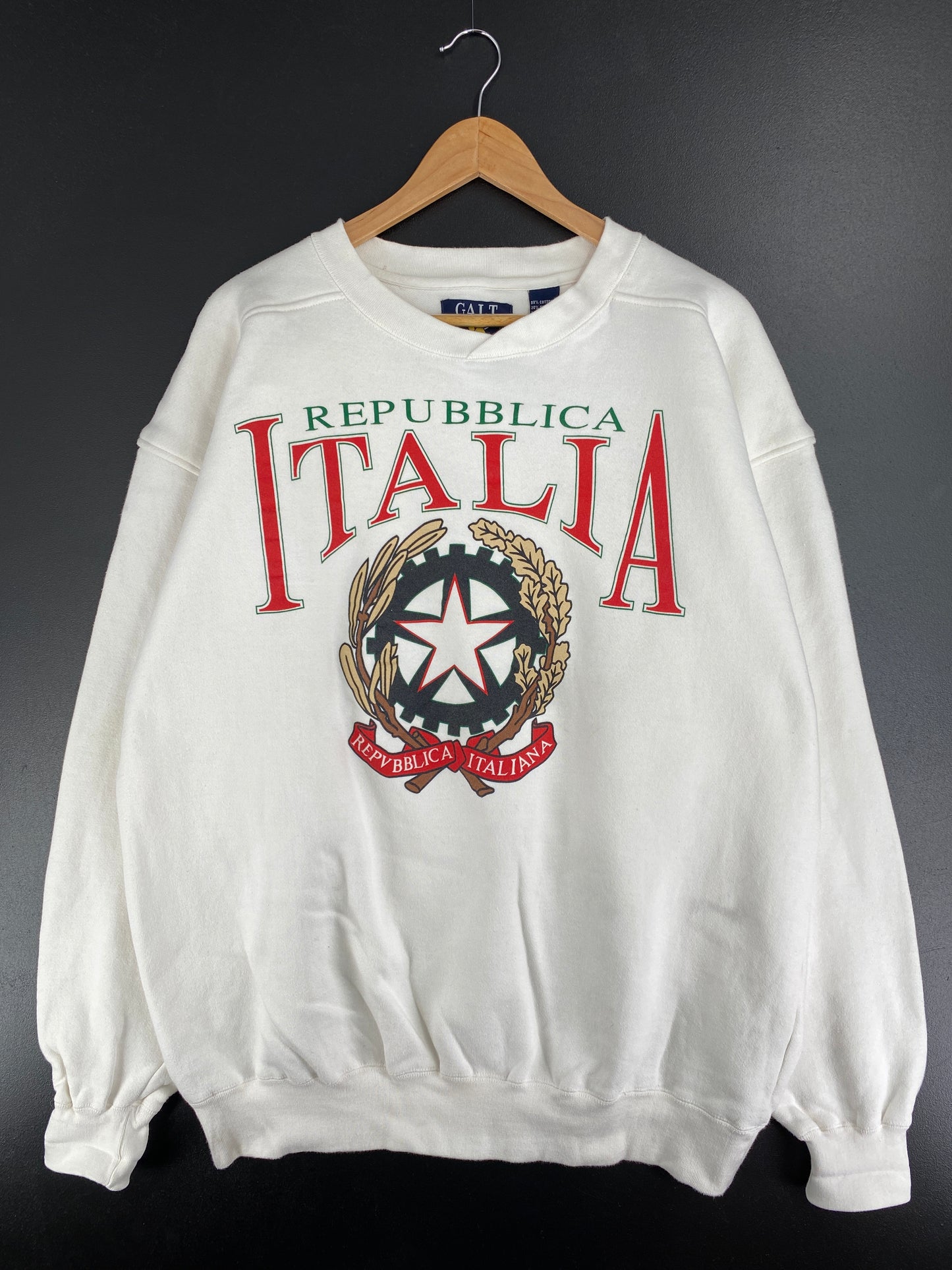 00' ITALIA Size XL Vintage Sweat-Shirt / A5381