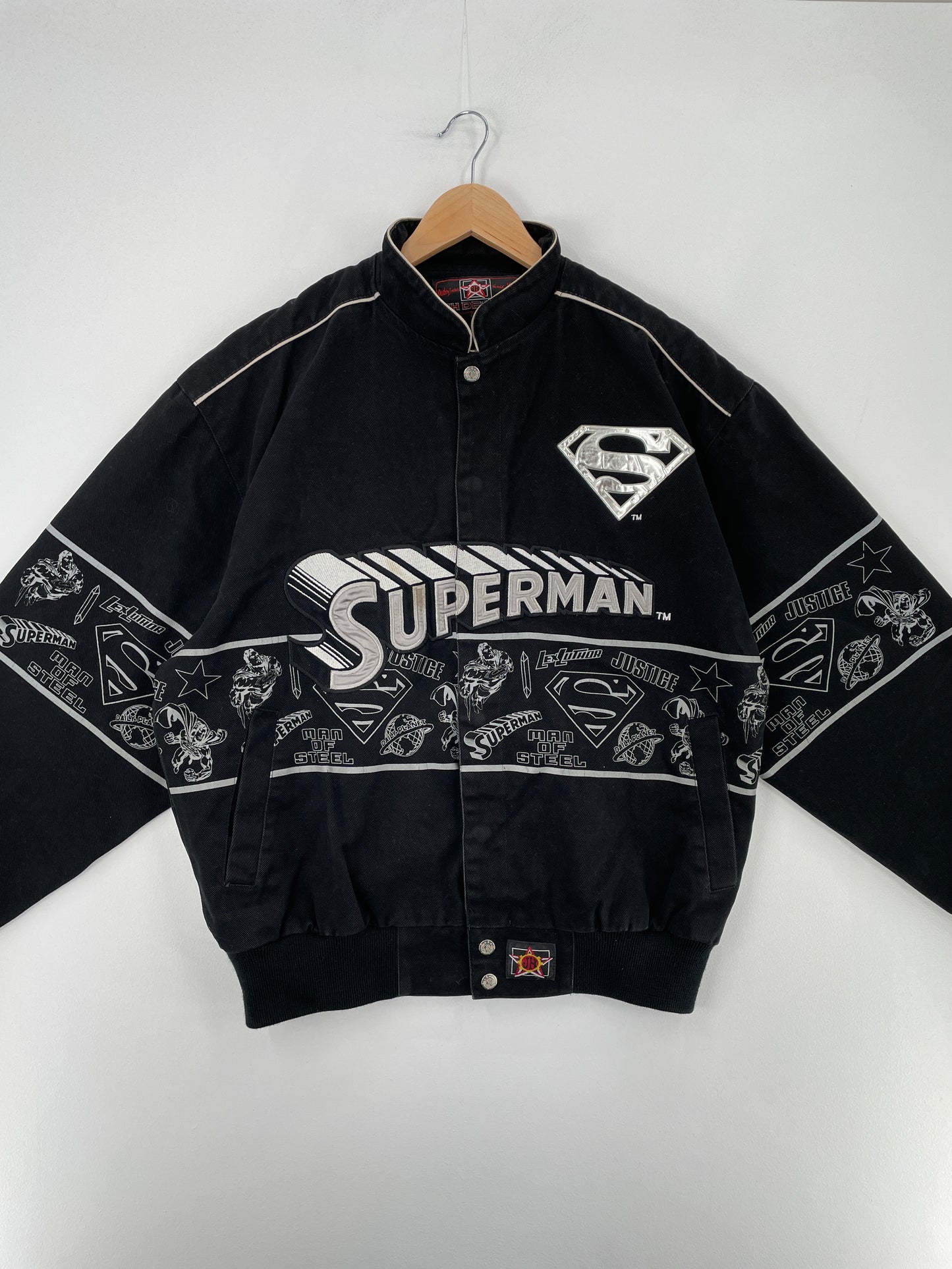 .2003 MARVEL SUPERMAN  Size M Vintage Racing jacket / E1959J