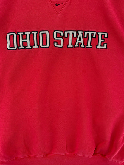00' NIKE OHIO STATE Size L Vintage College Sweat-Shirts/ A273