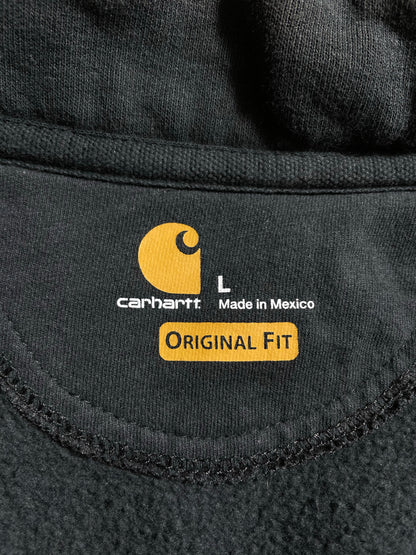 Vintage CARHARTT Size L Zip-up Sweat-Shirt / K9433