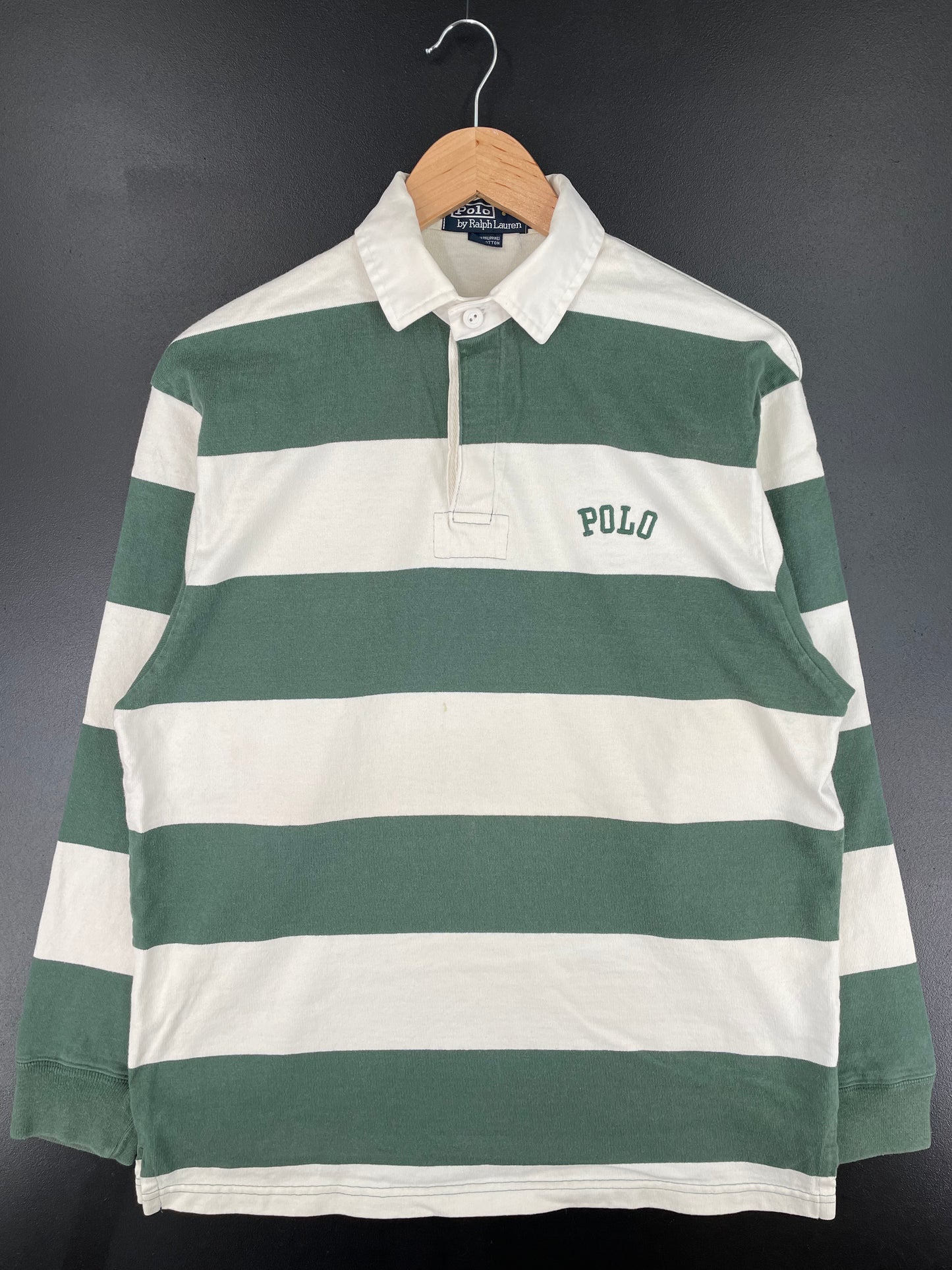 90's POLO RALPH LAUREN Size L Vintage Rugby shirt / A1988