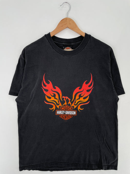 2000 HARLEY DAVIDSON ATLANTA Made in USA Size L Vintage T-Shirt / E88