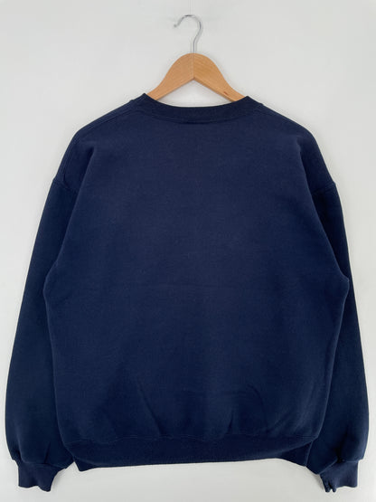 90's UCONN HUSKIES Made in USA Size L Vintage College Sweat shirt / E4459S