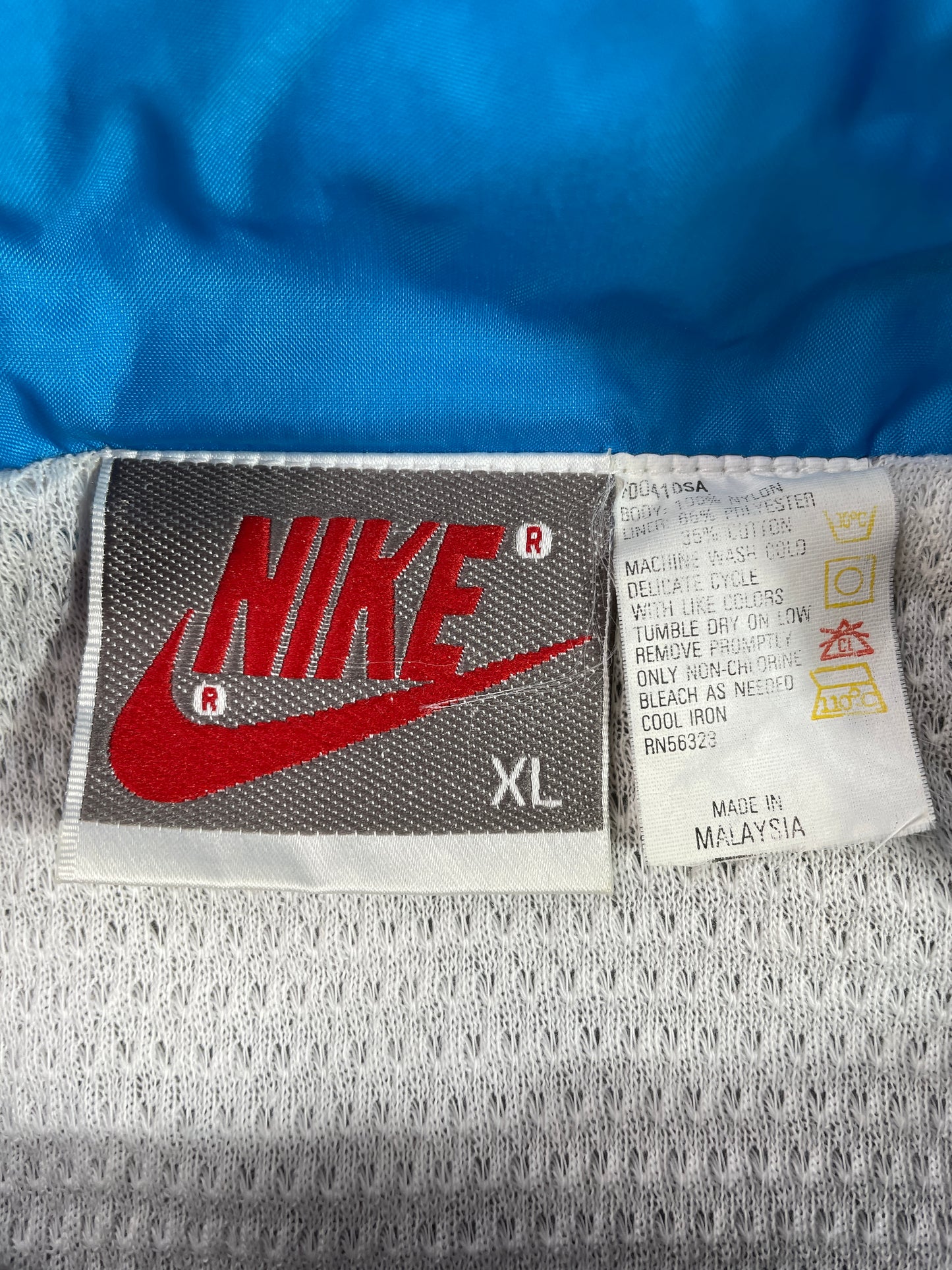 90's NIKE Silver Tag Size XL Vintage Nylon Jacket / E2036N