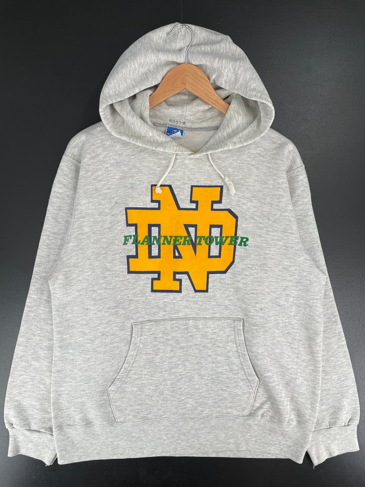 90's CHAMPION x NOTRE DAME Made in USA Size XL Vintage College Hoodie Sweat-Shirt / E6628S