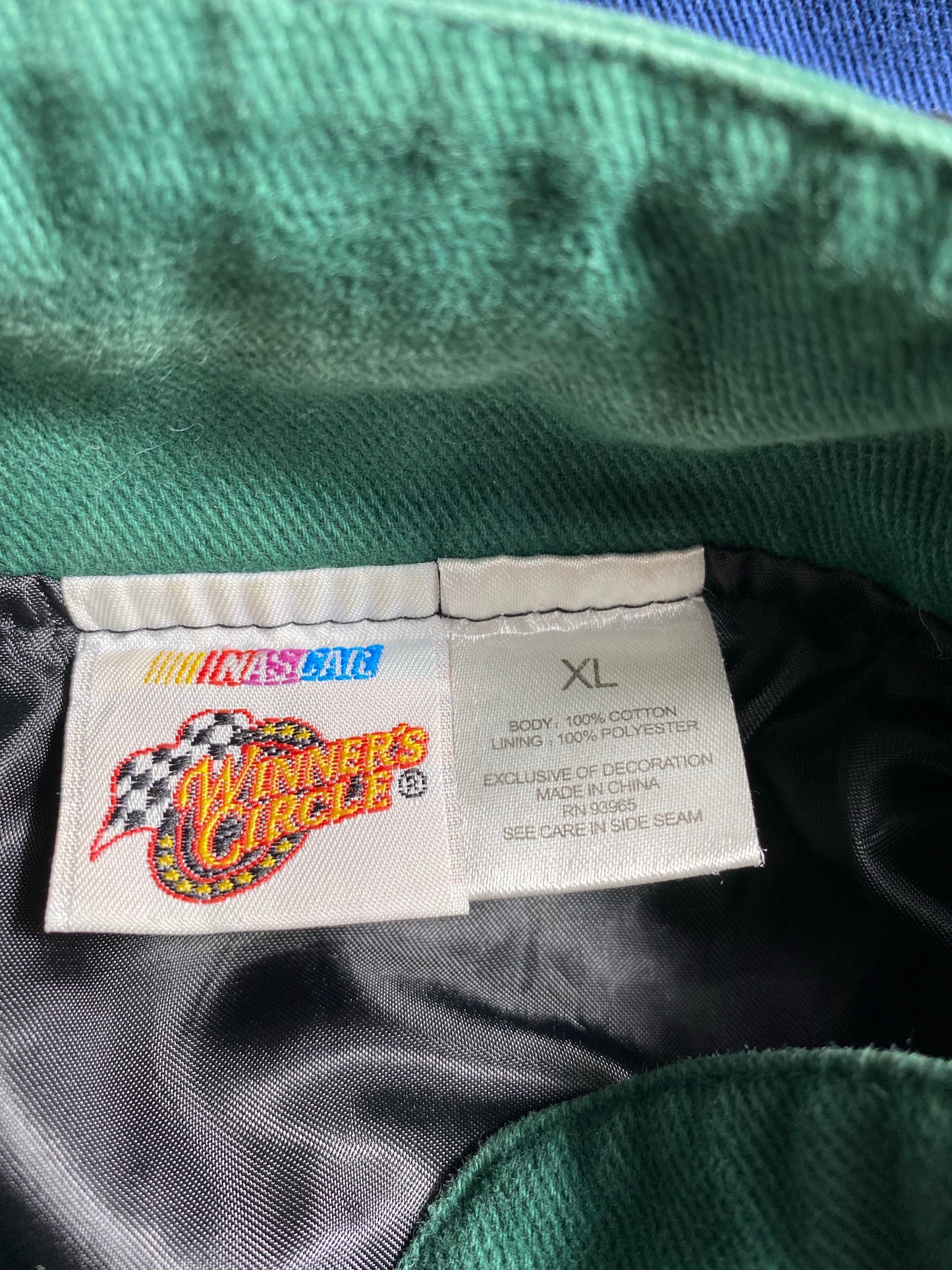 Vintage NASCAR DALE EARNHARDT JR Size XL Racing Jacket/ K8310