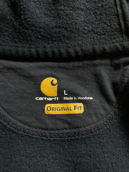 Vintage CARHARTT Size L Zip-up Hoodie Sweat-Shirt / E293