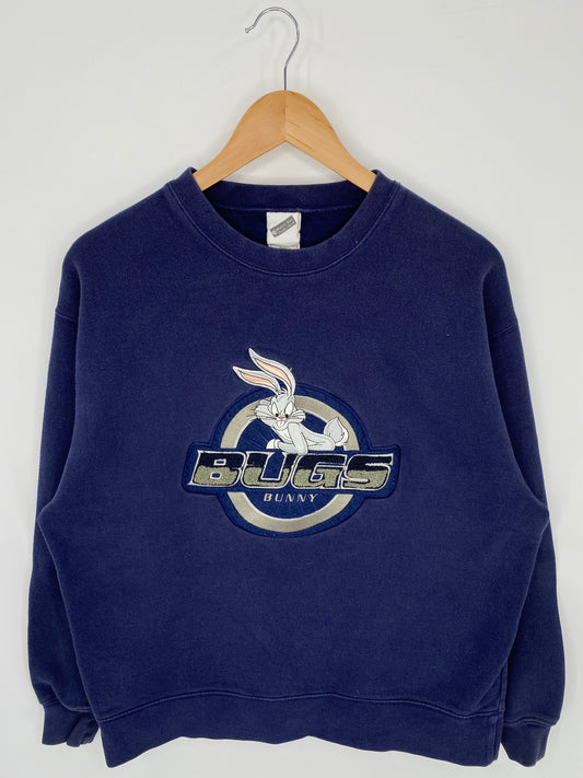 2000 LOONEY TUNES BUGS BUNNY Size L Vintage Sweat-shirt / K7734
