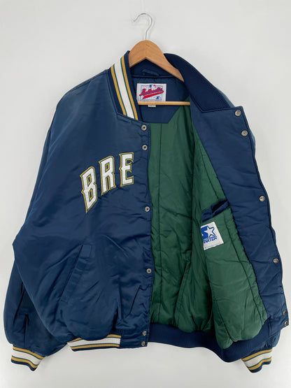 Vintage STARTER x MILWAUKEE BREWERS Size XXL Vintage Nylon Padded Jacket / E864