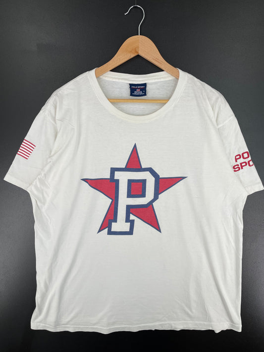 90's POLO SPORTS RALPH LAUREN Made in USA Size L Vintage T- Shirt / A1857