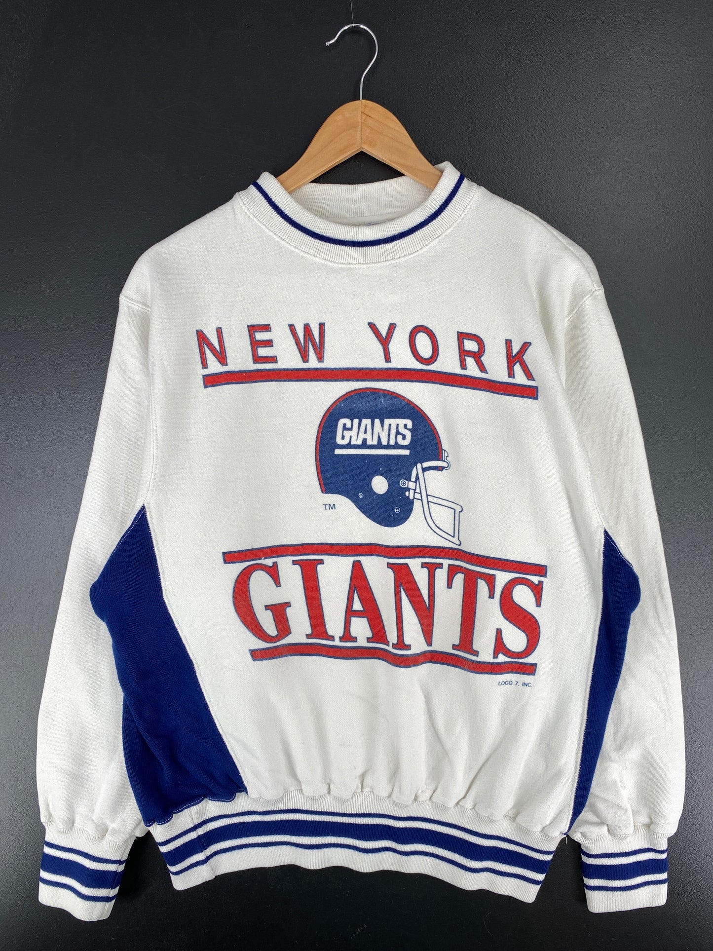 90's NEW YORK GIANTS Size M Vintage NFL Sweat-shirt / A4849