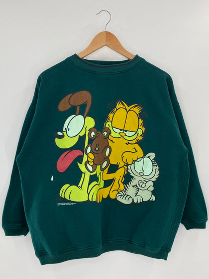 Vintage GARFIELD  Size No tag (Approx.S)  Sweat-shirt / k5682