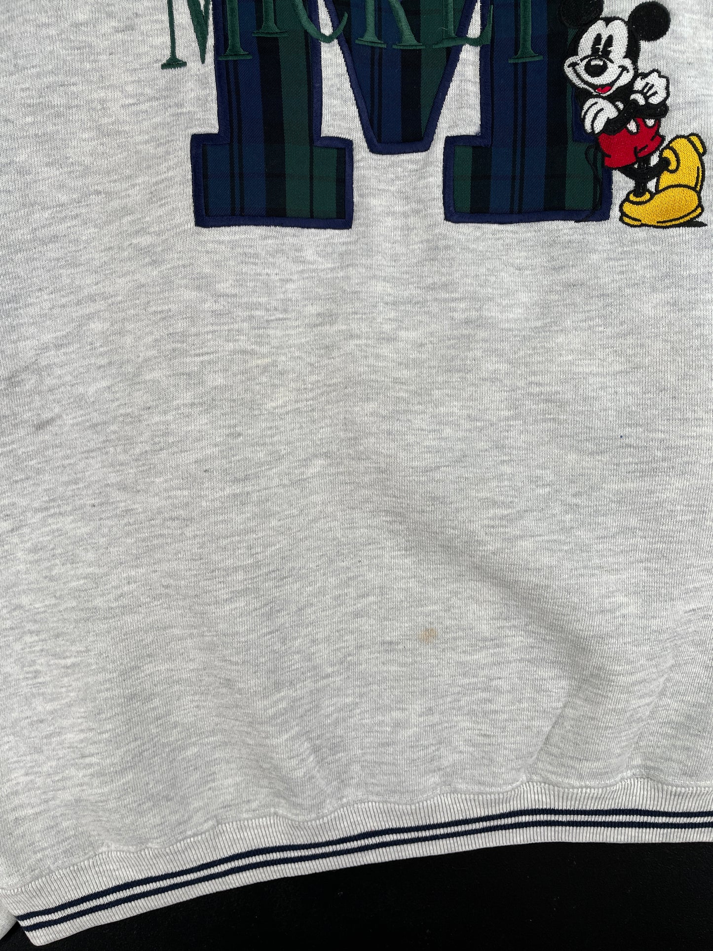 00' DISNEY MICKEY Made in USA Size M Vintage Sweat-shirt / E3275S