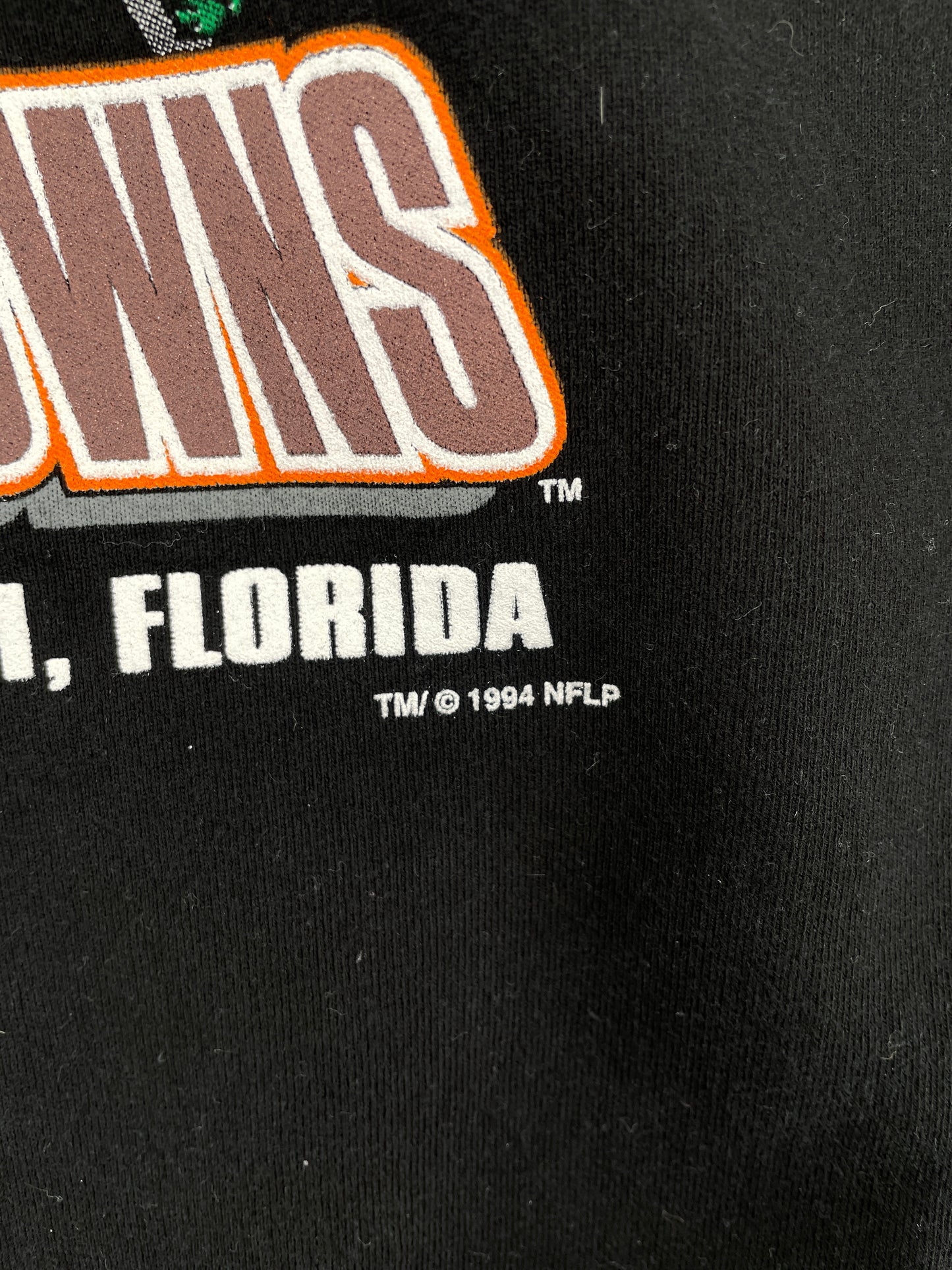 1994  SALEM x CLEVELAND BROWNS SUPER BOWL Made in USA Size XL Vintage NFL Sweat-Shirt / A3568