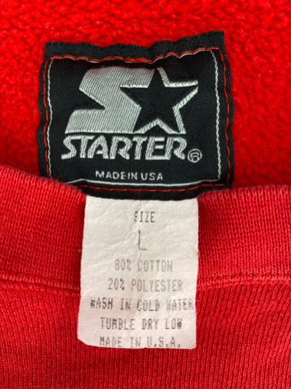 90's STARTER x KANSAS CITY CHIEFS Made in USA Size L Vintage NFL Sweat-Shirt / E1949S