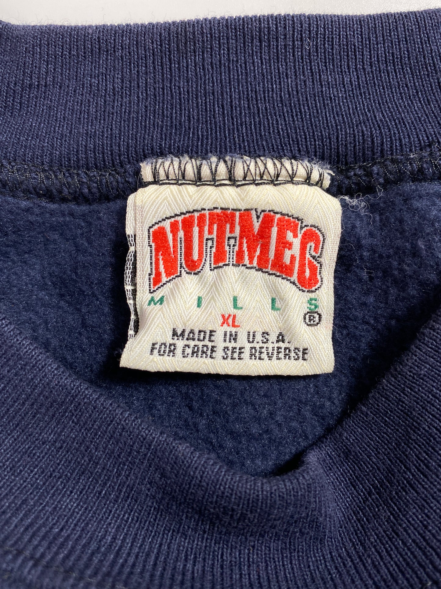 90's NOTRE DAME Made in USA Size XL Vintage College Sweat-Shirt / A5790