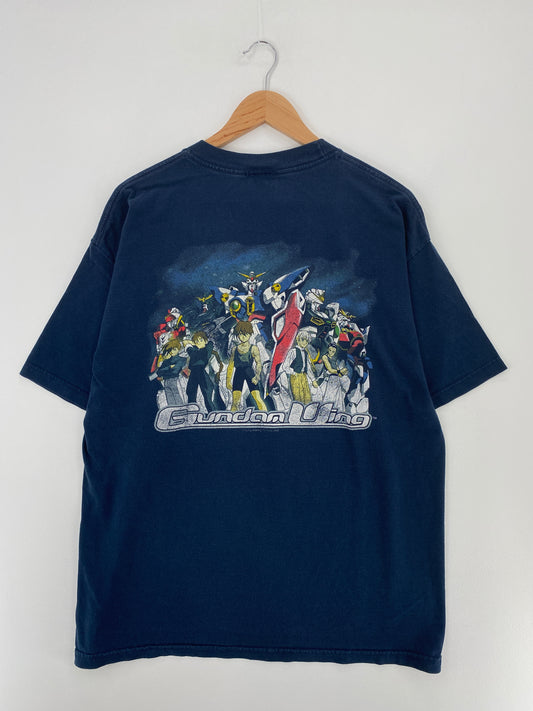 90’s MOBILE SUIT GUNDAM WING Size XL Vintage T-Shirt / A9831