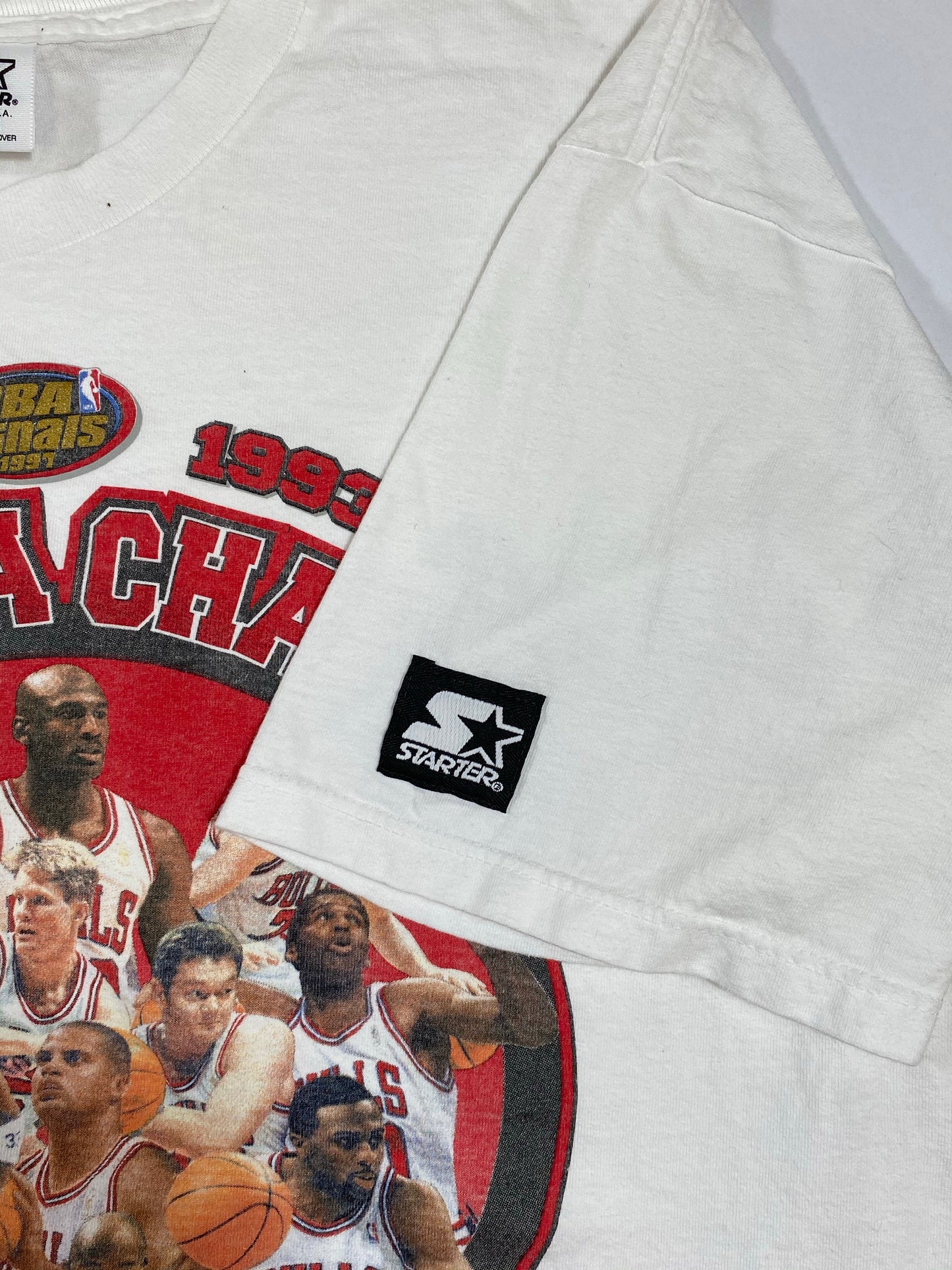 1997 NBA Champs Chicago Bulls Made in USA Vintage T-Shirts / 4613