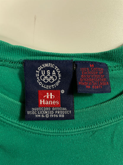 1996 OLYMPIC USA x  LOONEY TUNES Size M Vintage T-Shirt / E2623T