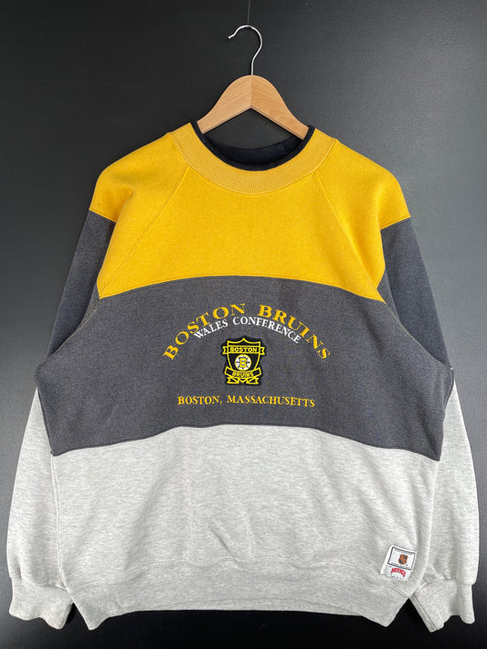 90's BOSTON BRUINS Made in USA Size XL Vintage NHL Sweat-shirt / E3288S