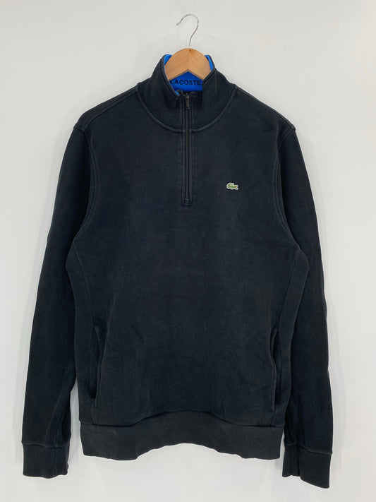 90's LACOSTE Size Approx.L-XL Vintage Half-zip Sweat-Shirt / A6158