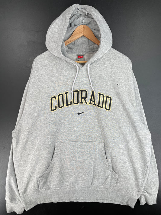 00' NIKE x COLORADO Size XL Vintage College Hoodie Sweat shirt / E4301S