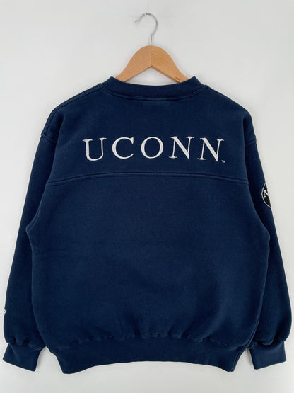 00' UCONN HUSKIES Size M Vintage College Sweat shirt / E4463S