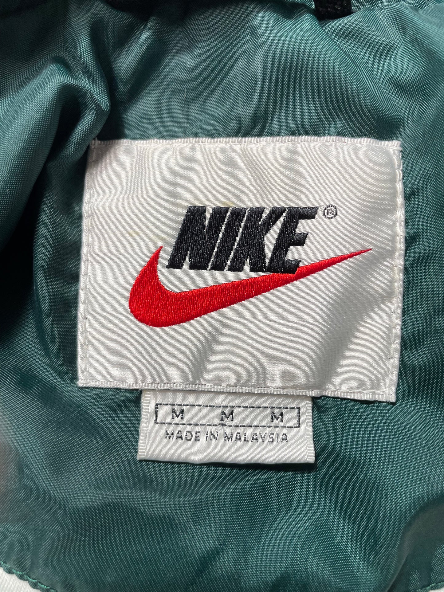 90's NIKE Size M Vintage Zip-up Nylon Jacket / K5344