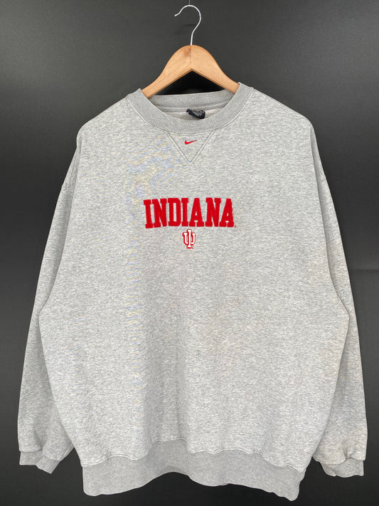 00' NIKE INDIANA HOOSIERS Size XL Vintage College Sweat-shirt / K9624