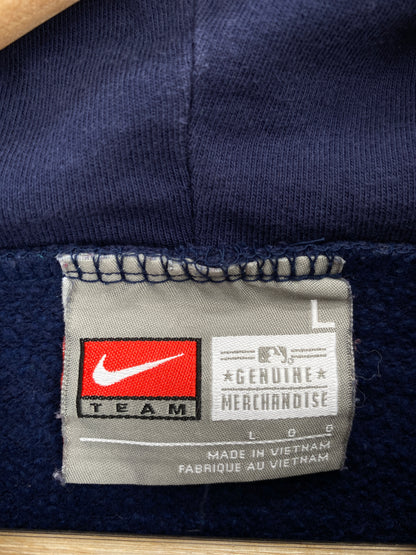00' NIKE BOSTON RED SOX Size L Vintage MLB Hoodie Sweat-shirt / A5608
